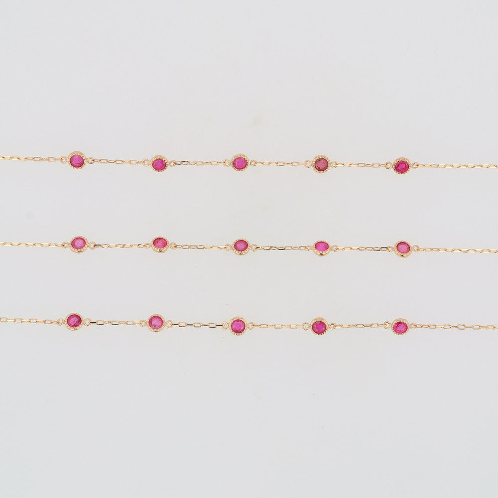 K10 Ruby Bracelet