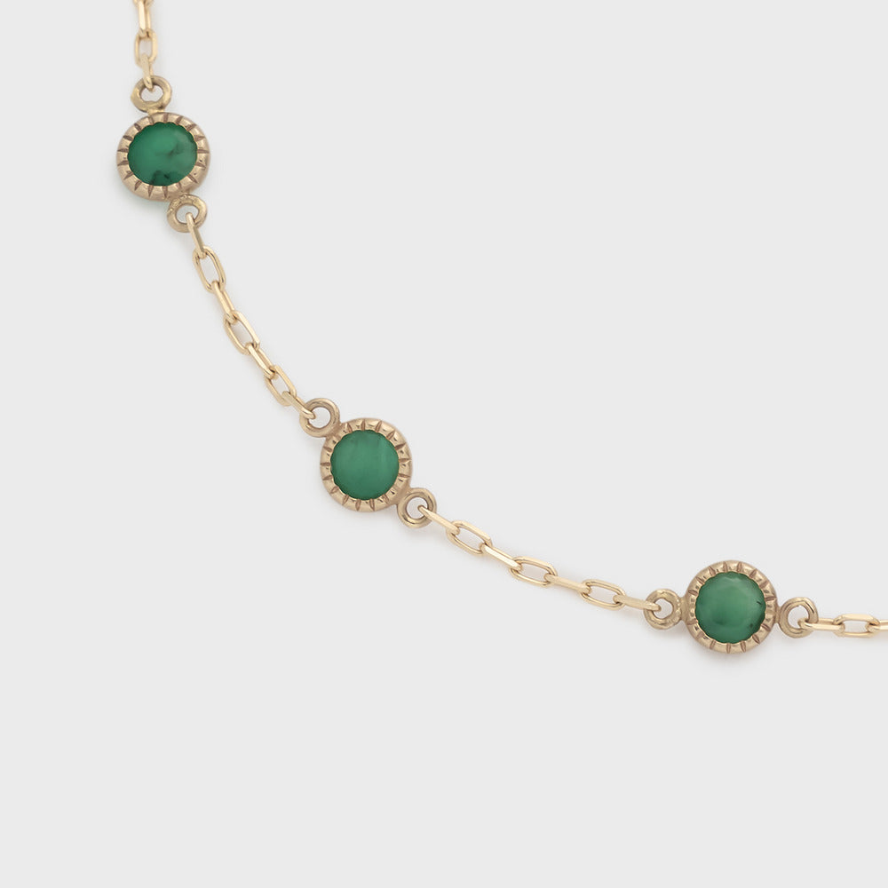 K10 Emerald Bracelet