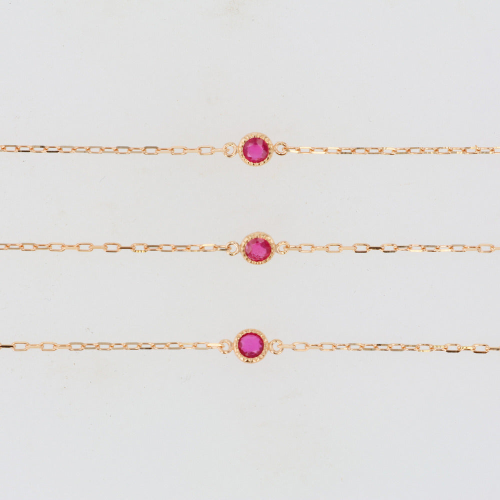K10 Ruby Bracelet