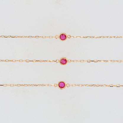 K10 Ruby Bracelet
