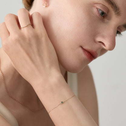 K10 Emerald Bracelet