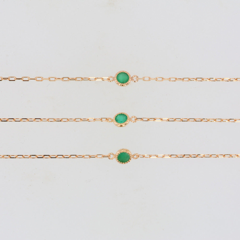 K10 Emerald Bracelet
