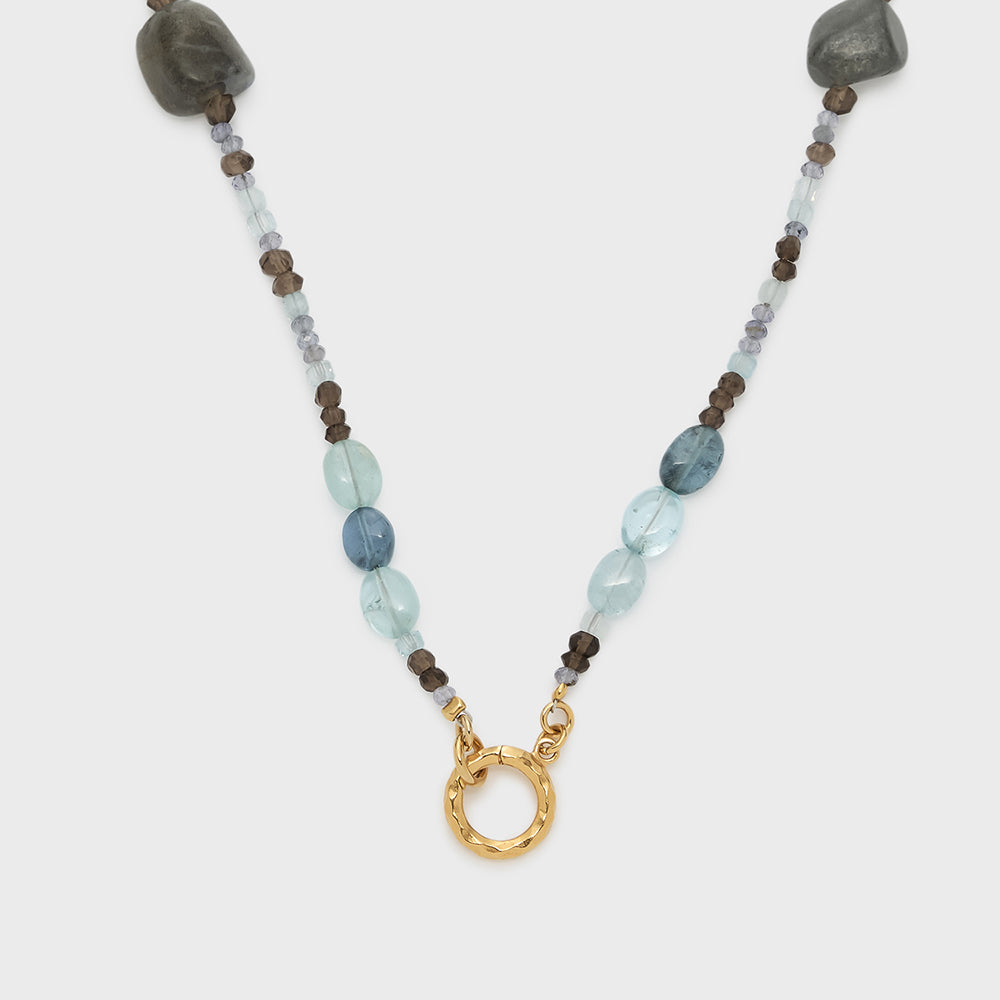 Gold Multi-Stone Necklace