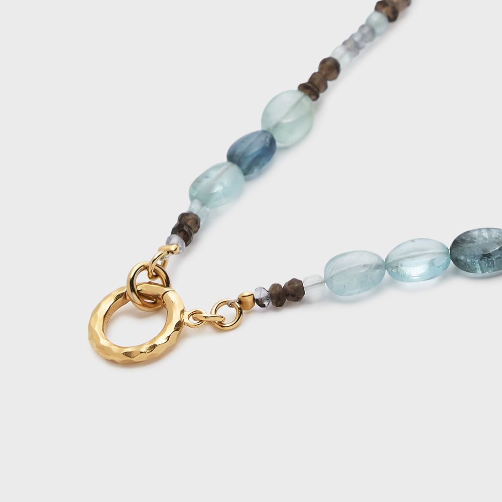 Gold Multi-Stone Necklace