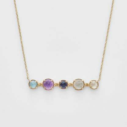 K10 Multi-Stone Necklace
