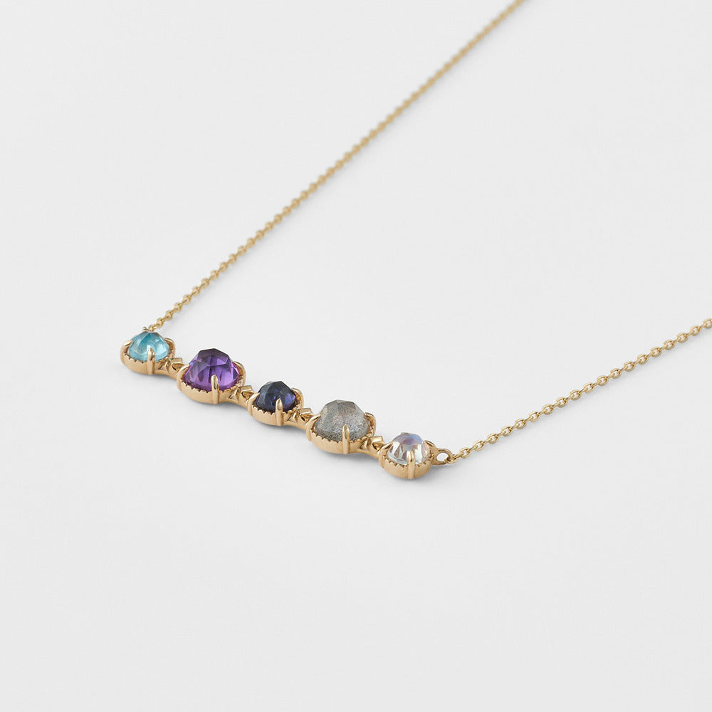 K10 Multi-Stone Necklace