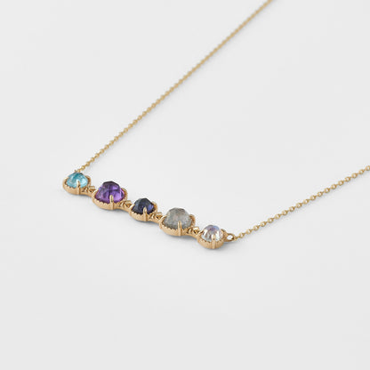 K10 Multi-Stone Necklace