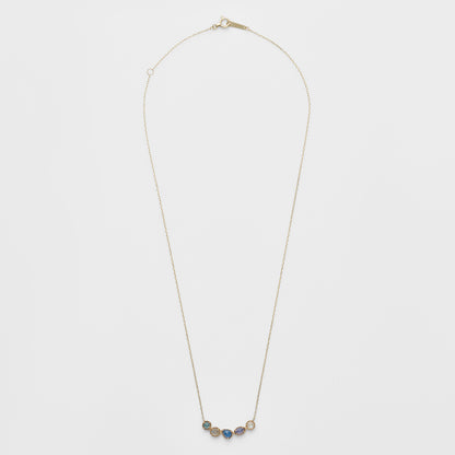 K5/K10 Multi-Stone Necklace (Blue)