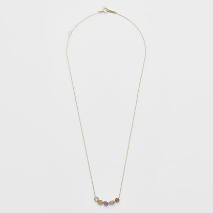 K5/K10 Multi-Stone Necklace (Purple)