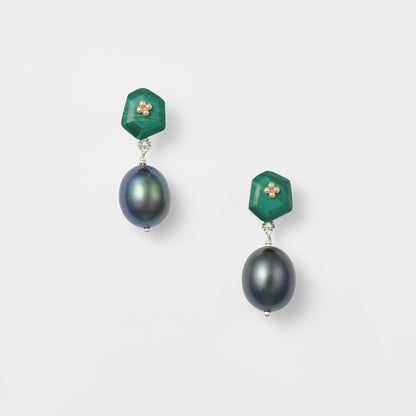 Silver Pearl Earring Charm
