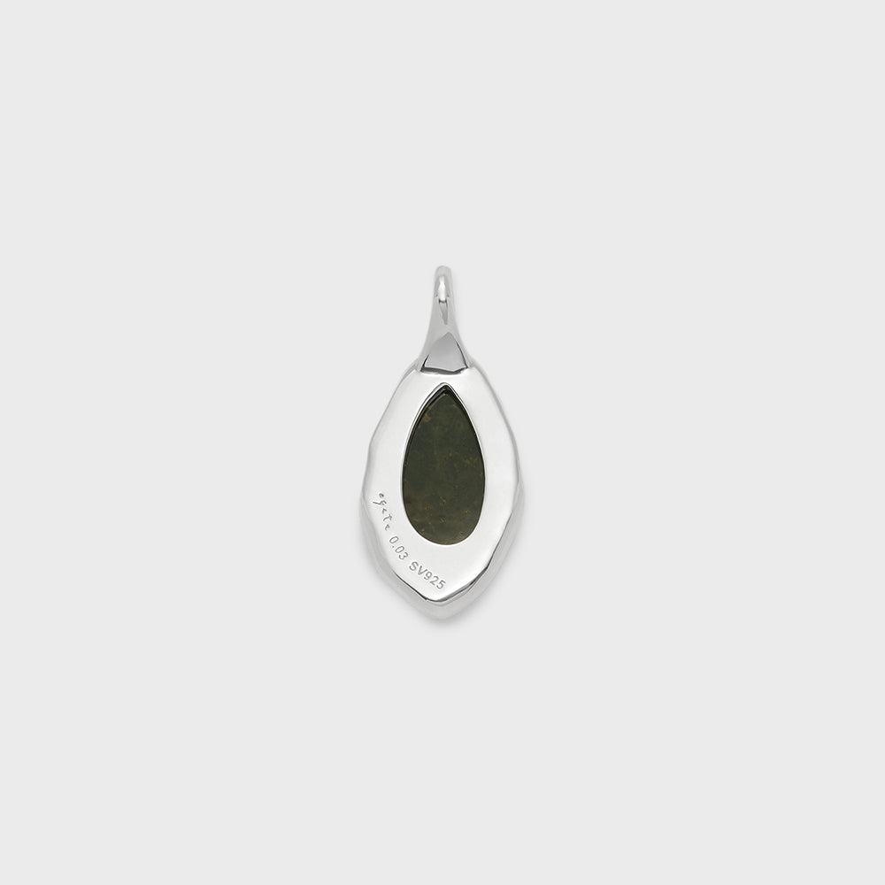 Silver Quartz Charm