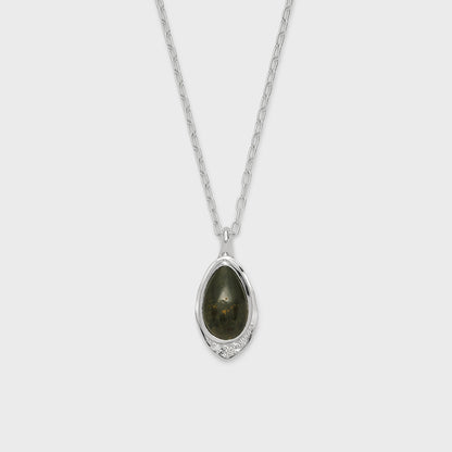 Silver Quartz Charm