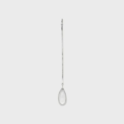Silver Quartz Charm