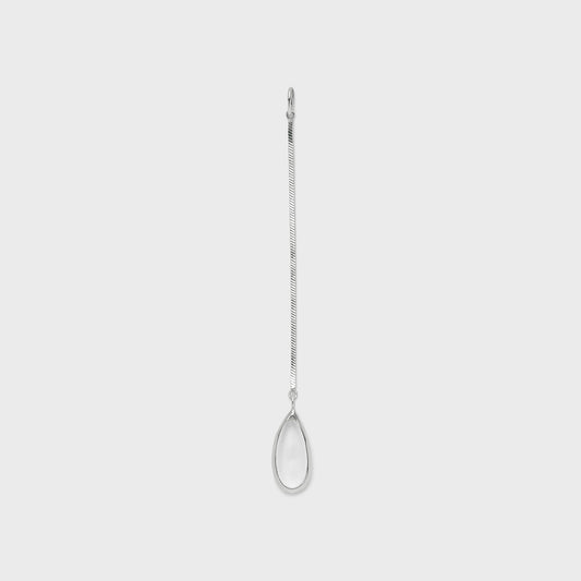 Silver Quartz Charm