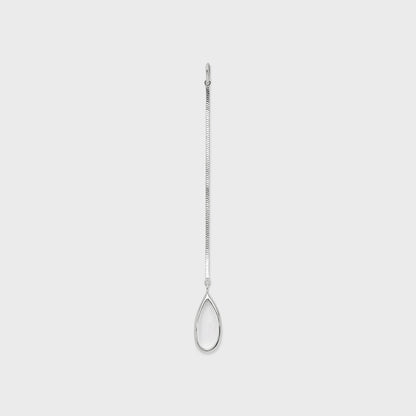 Silver Quartz Charm