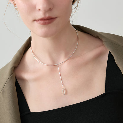 Silver Quartz Charm