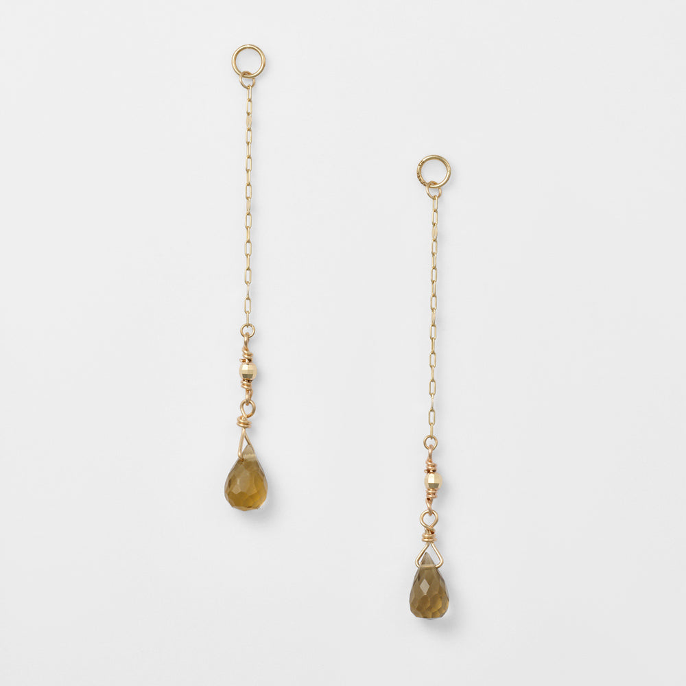 K10 Smoky Quartz Earring Charm