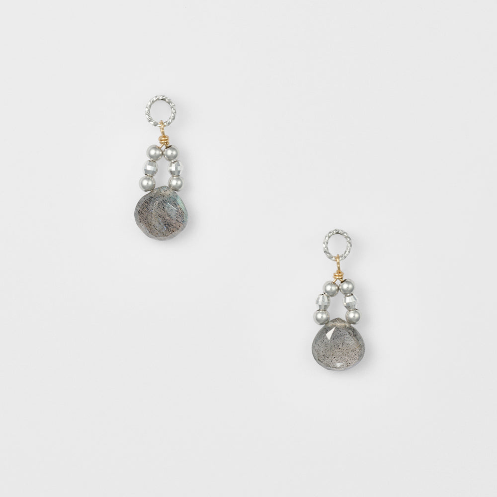Combination Labradorite Earring Charm