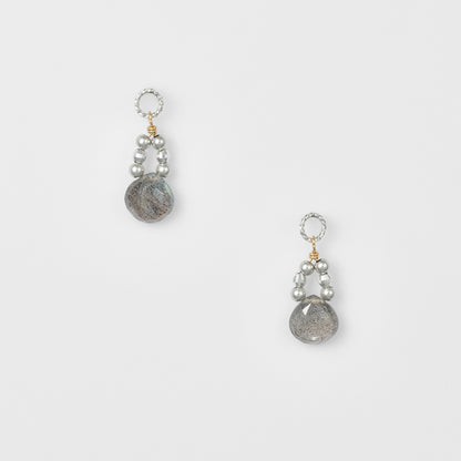 Combination Labradorite Earring Charm