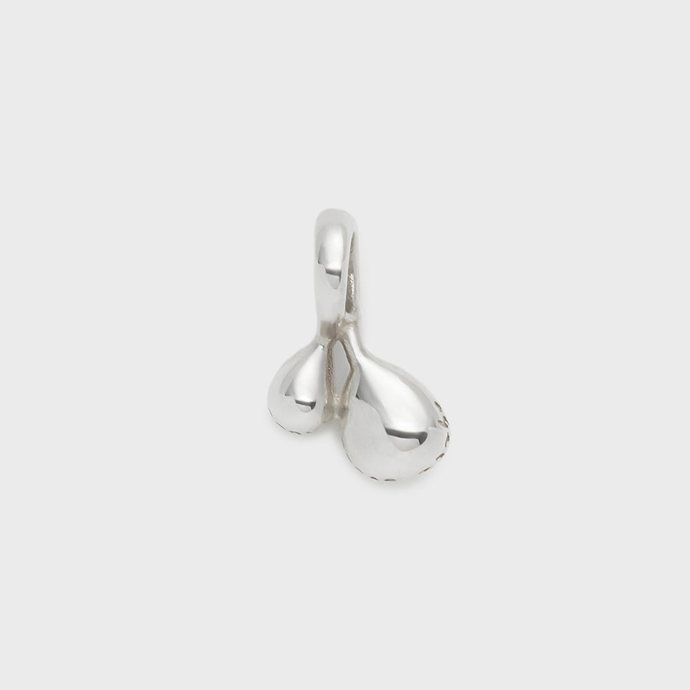 Silver Diamond Charm (0.008ct)