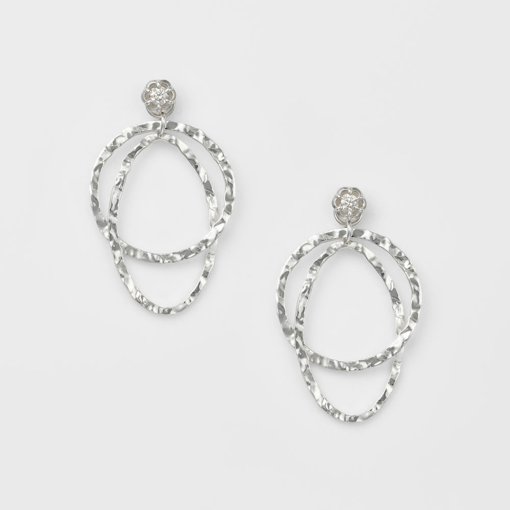 Silver Oval Earring Charm