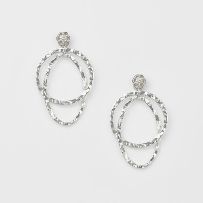 Silver Oval Earring Charm