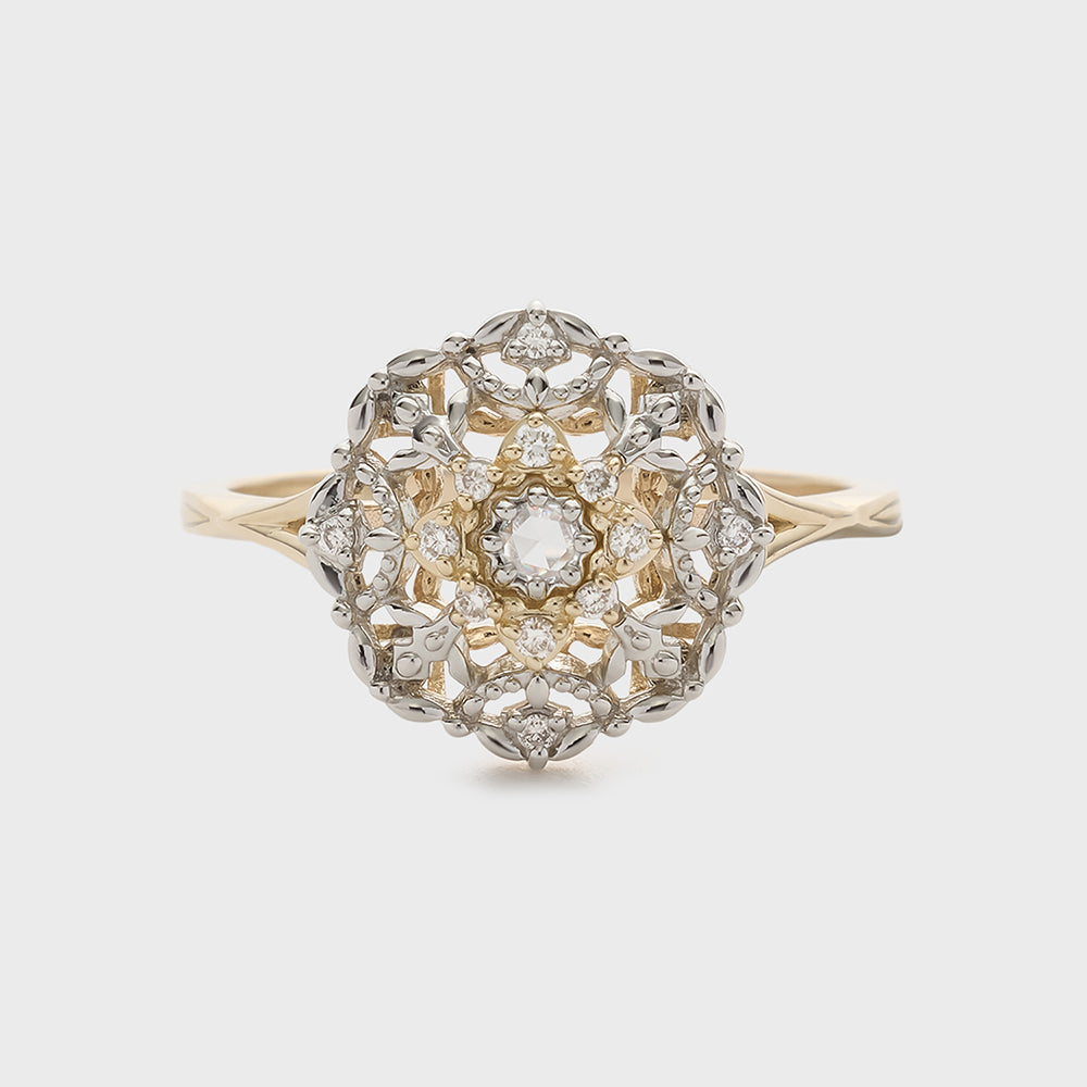 K10 Platinum Diamond Ring (0.09ct)