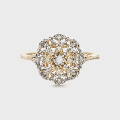 K10 Platinum Diamond Ring (0.09ct)