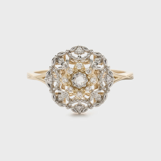 K10 Platinum Diamond Ring (0.09ct)
