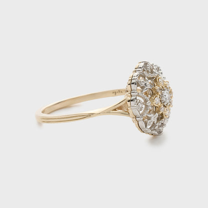 K10 Platinum Diamond Ring (0.09ct)