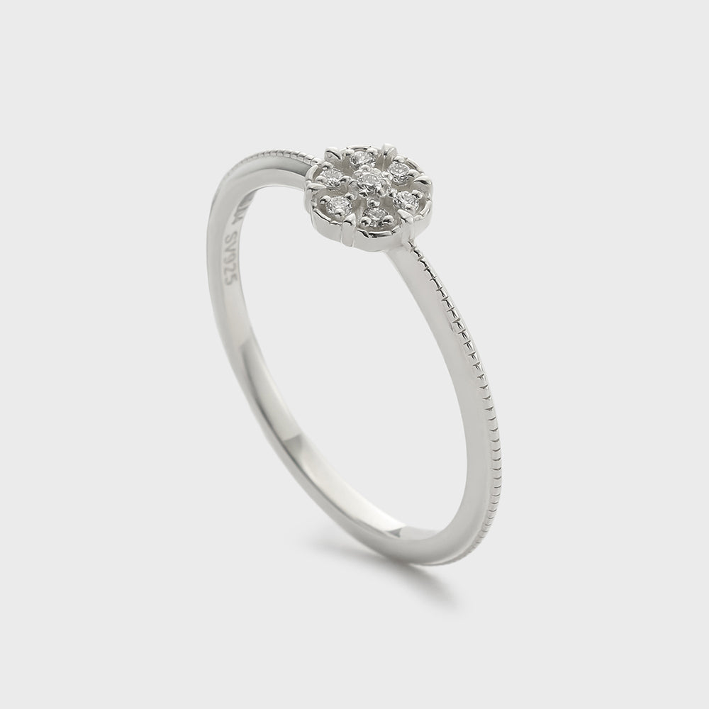 Silver Diamond (0.04ct)