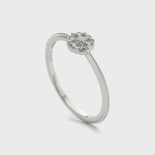 Silver Diamond (0.04ct)