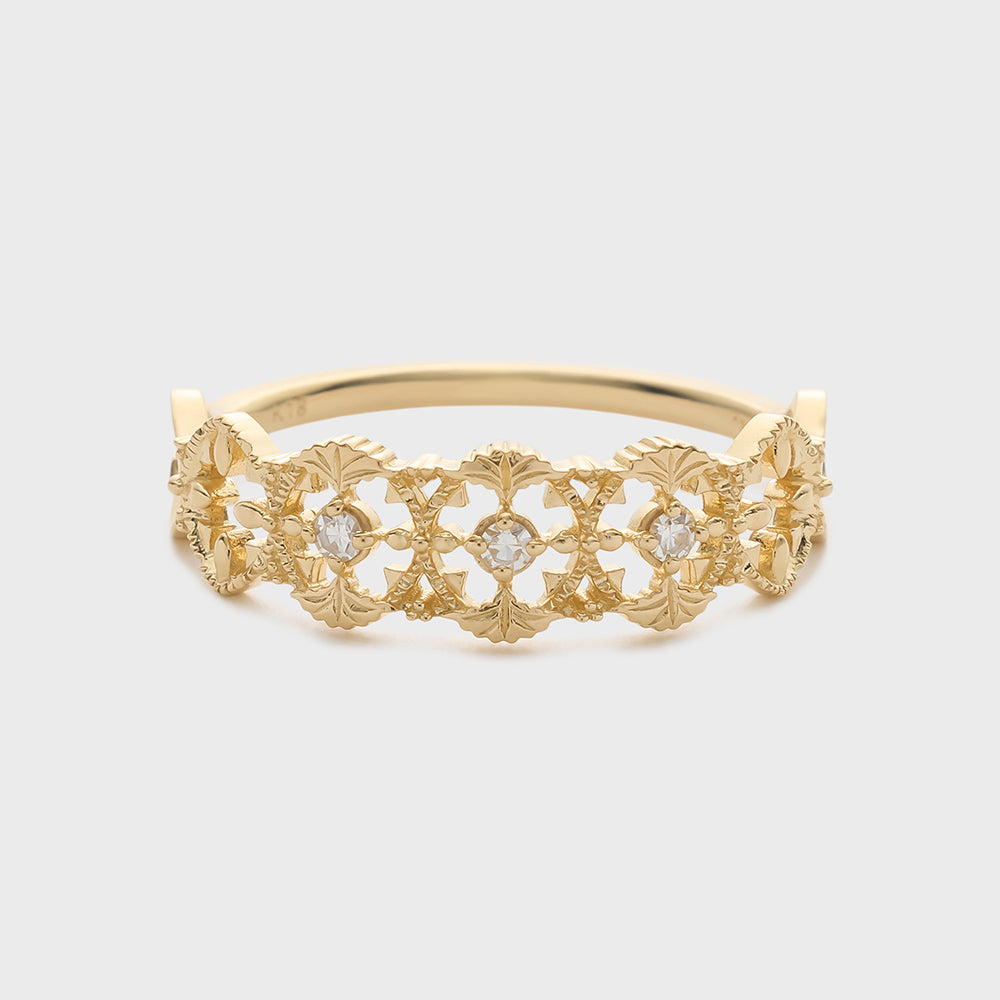 K18 Diamond Ring (0.04ct)