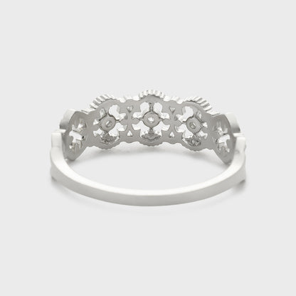 Platinum Diamond Ring (0.04ct)