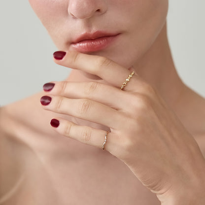 K5 Diamond Pinky Ring (0.02ct)