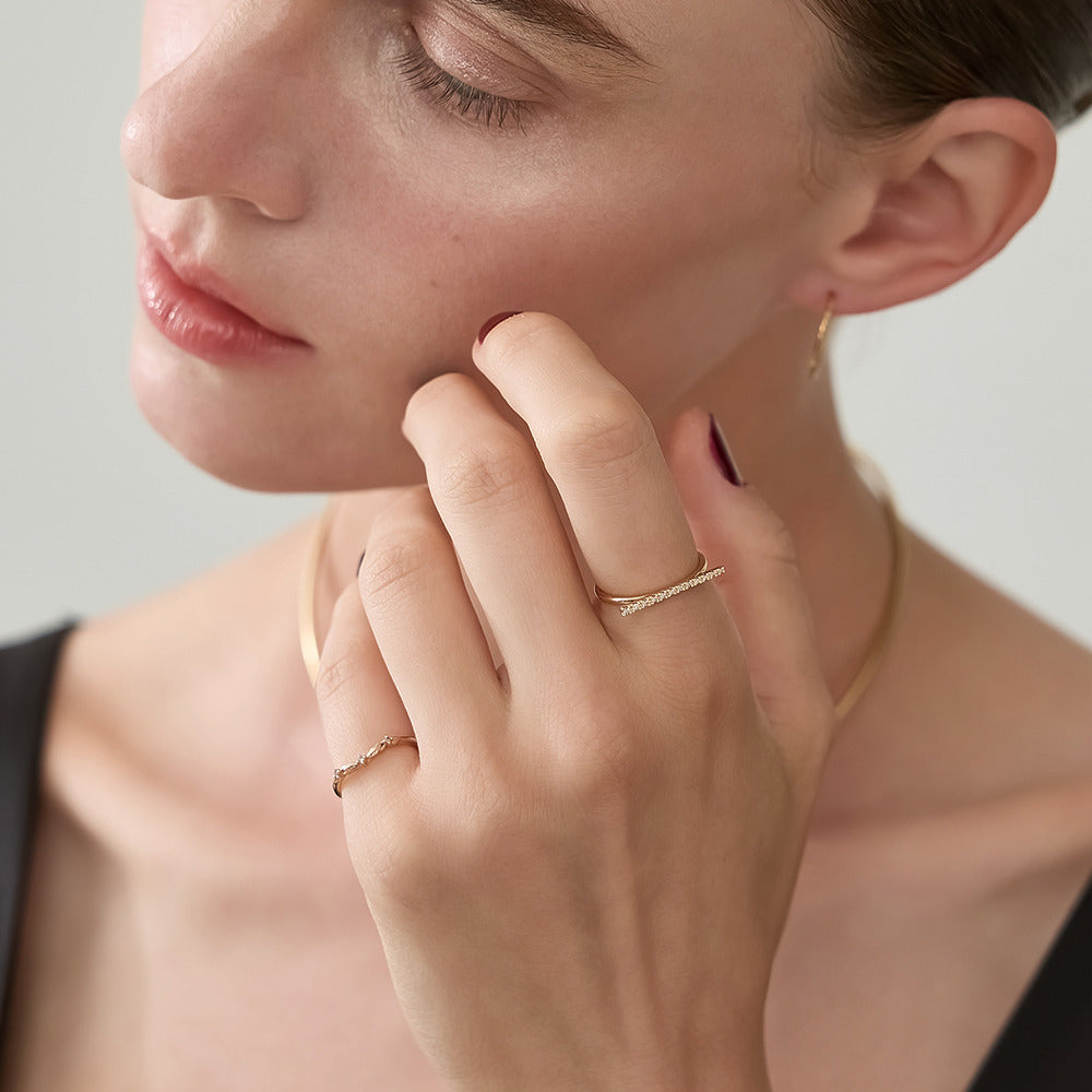 K5 Diamond Pinky Ring (0.02ct)