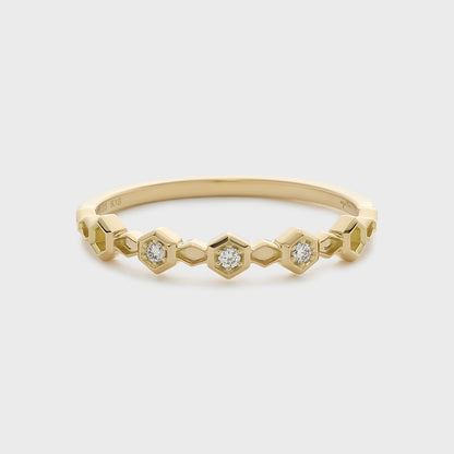 K18 Diamond Ring (0.03ct)