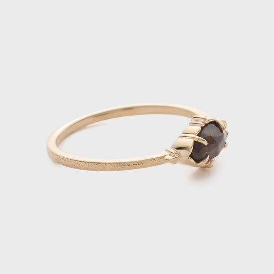 K5 Sunstone/Blue Goldstone Ring