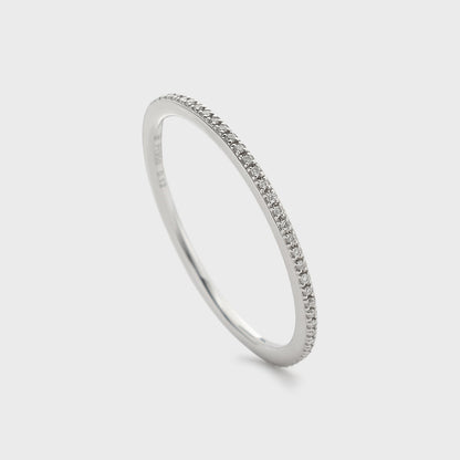 Platinum Diamond Ring (0.12ct)