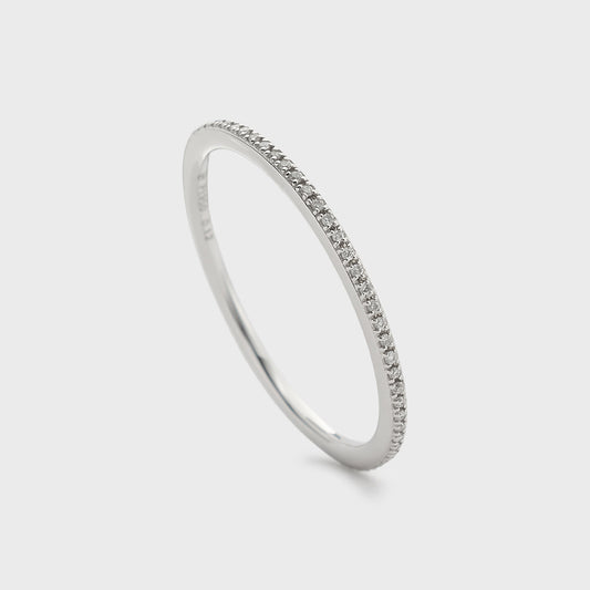 Platinum Diamond Ring (0.12ct)