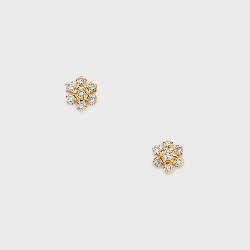 K10 Diamond Earrings (0.1ct)