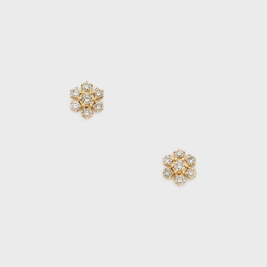 K10 Diamond Earrings (0.1ct)