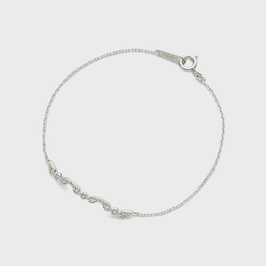 Silver Diamond Bracelet (0.06ct)
