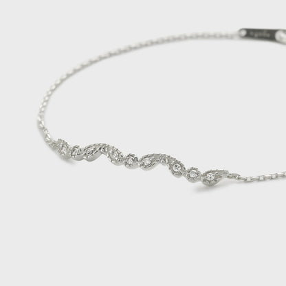 Silver Diamond Bracelet (0.06ct)