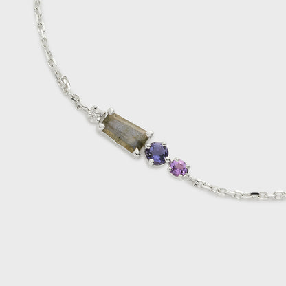 Silver Multi-Stone Bracelet