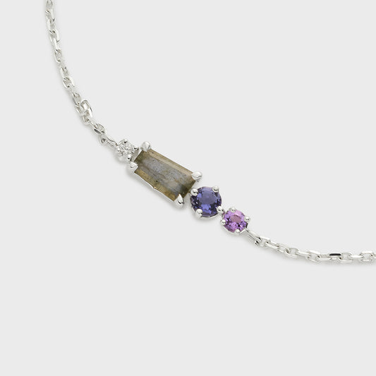Silver Multi-Stone Bracelet