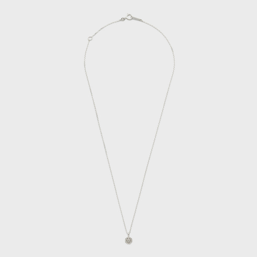 Silver Diamond Necklace (0.04ct)