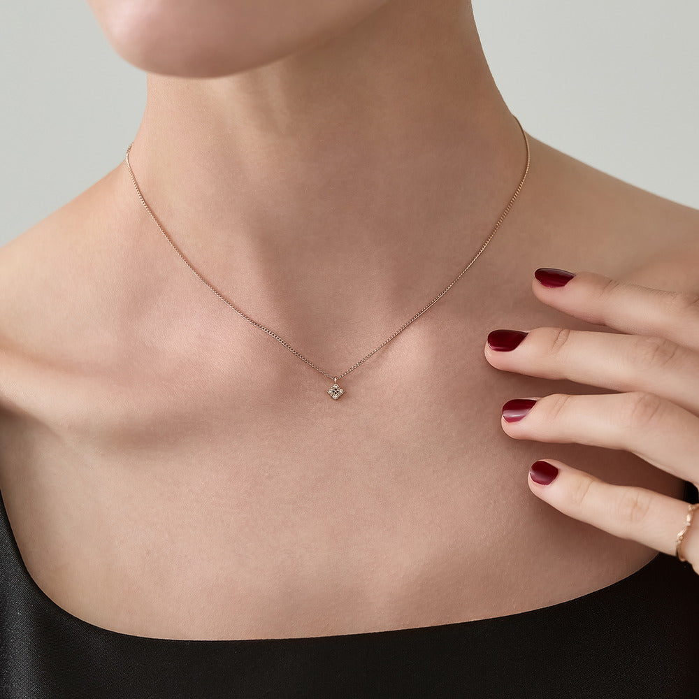 Gold Diamond Necklace (0.03ct)
