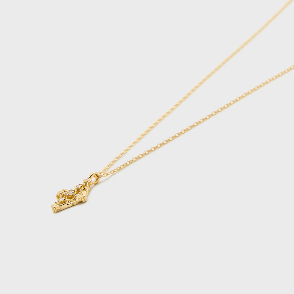 K18 Diamond Necklace (0.02ct)