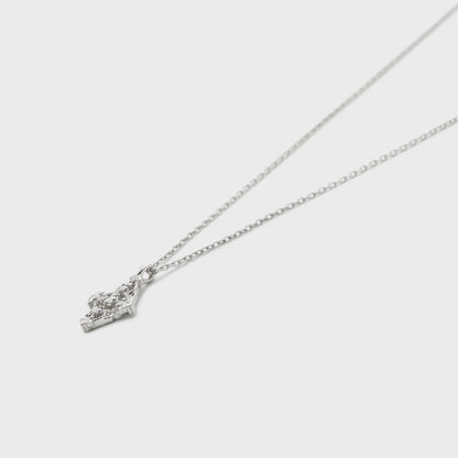 Platinum Diamond Necklace (0.02ct)